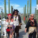 Pirates of Lost Treasure Mardi Gras Pirate Flotilla Disembarking